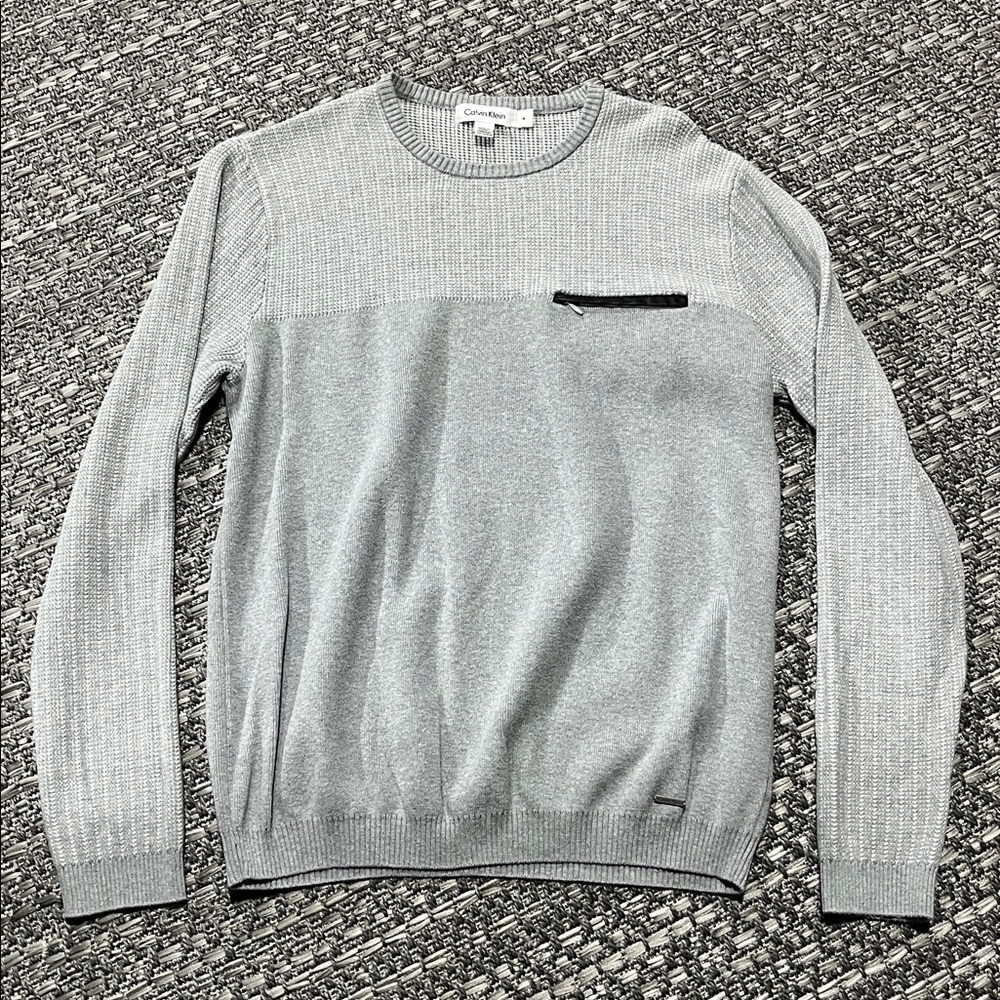 Calvin Klein | Men’s Grey Crewneck Pullover